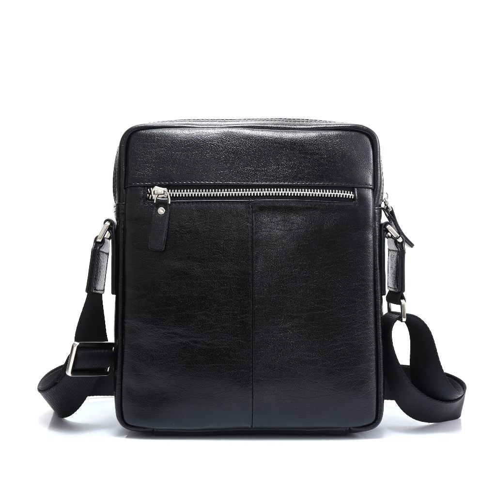 Spacious Leather Sling Bag