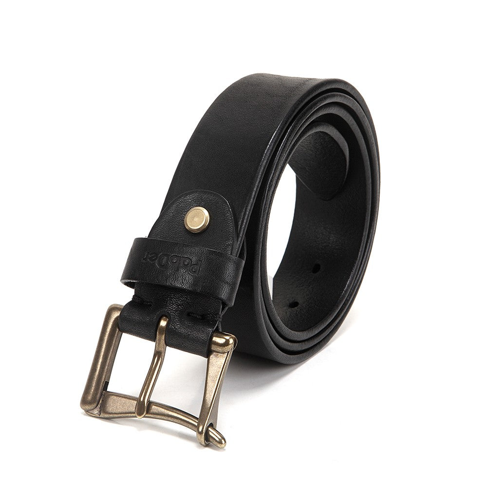 Fireman Clasp Leather Belt