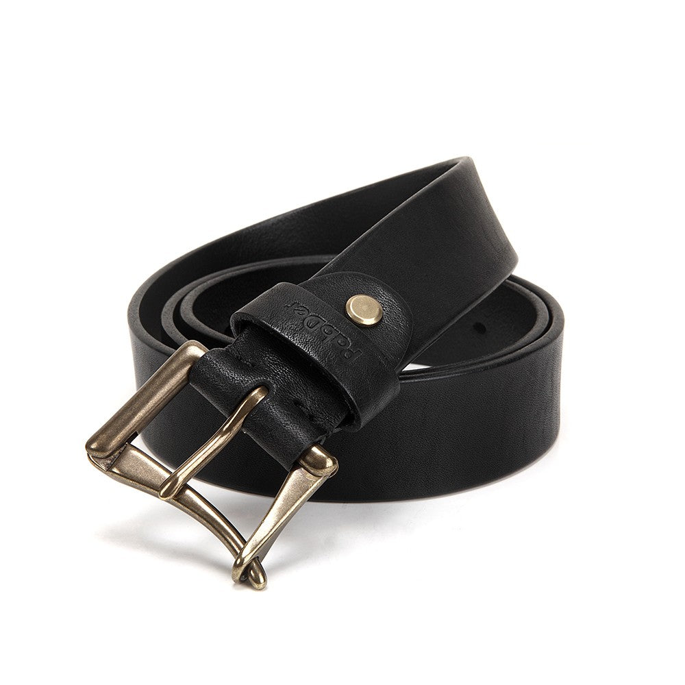 Fireman Clasp Leather Belt