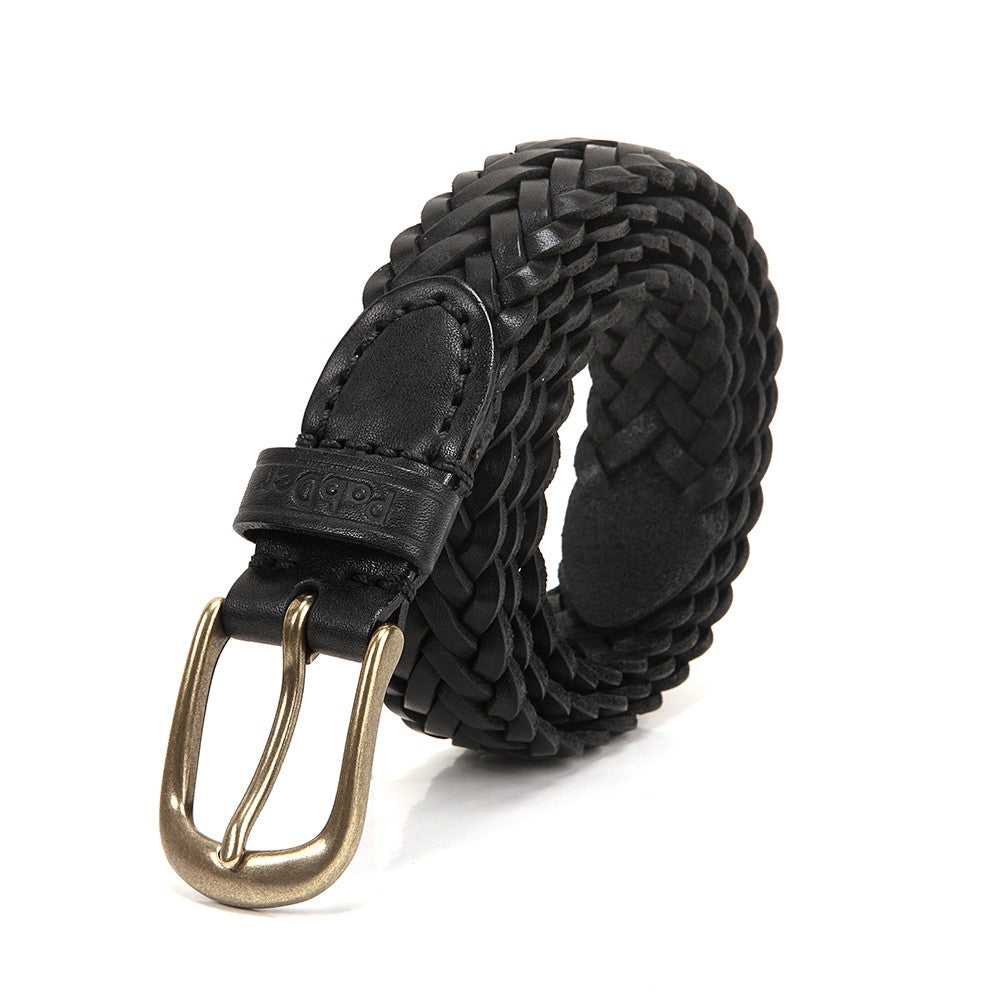 Woven Leather Belt