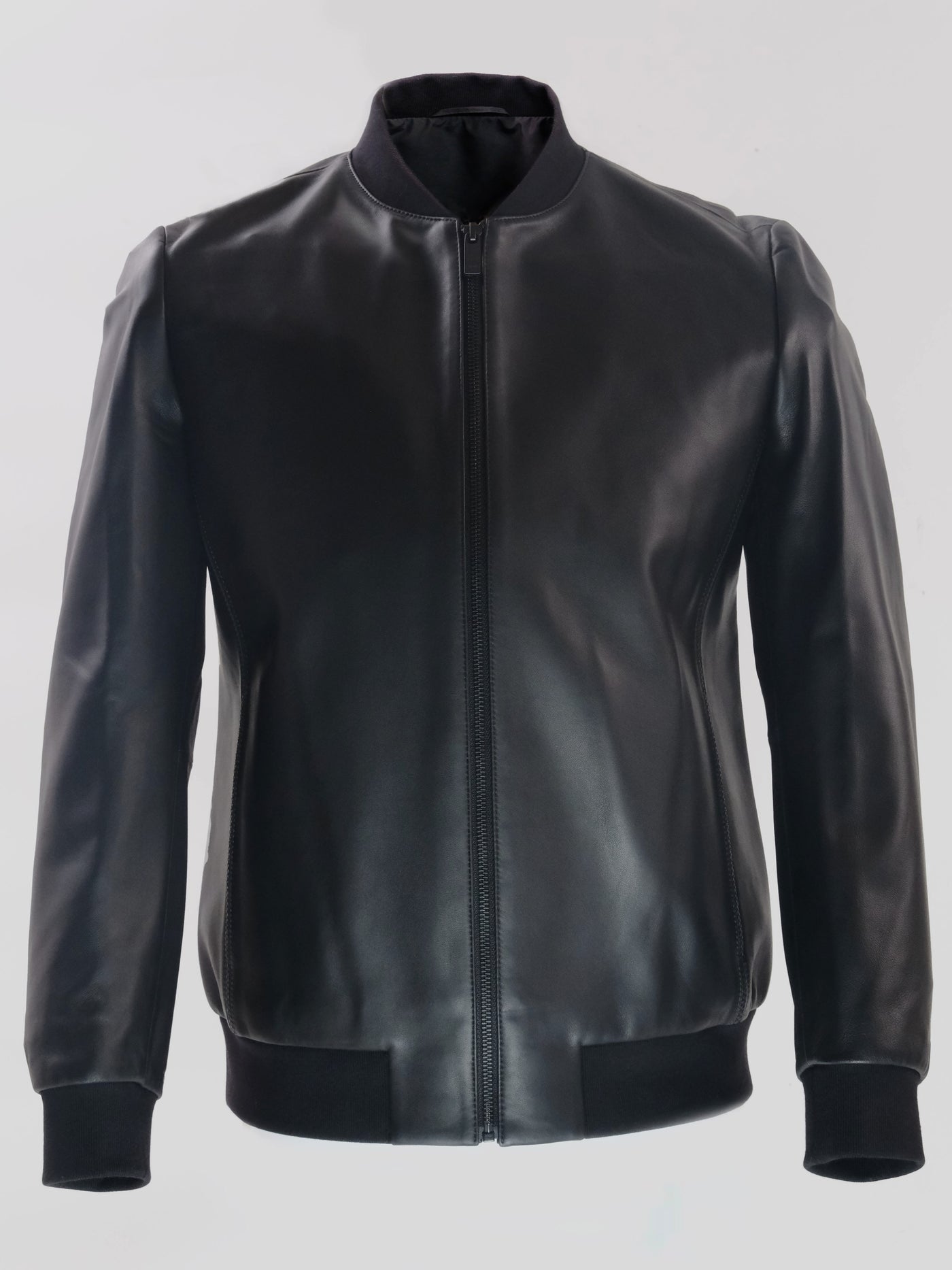 Leather Bomber Jacket