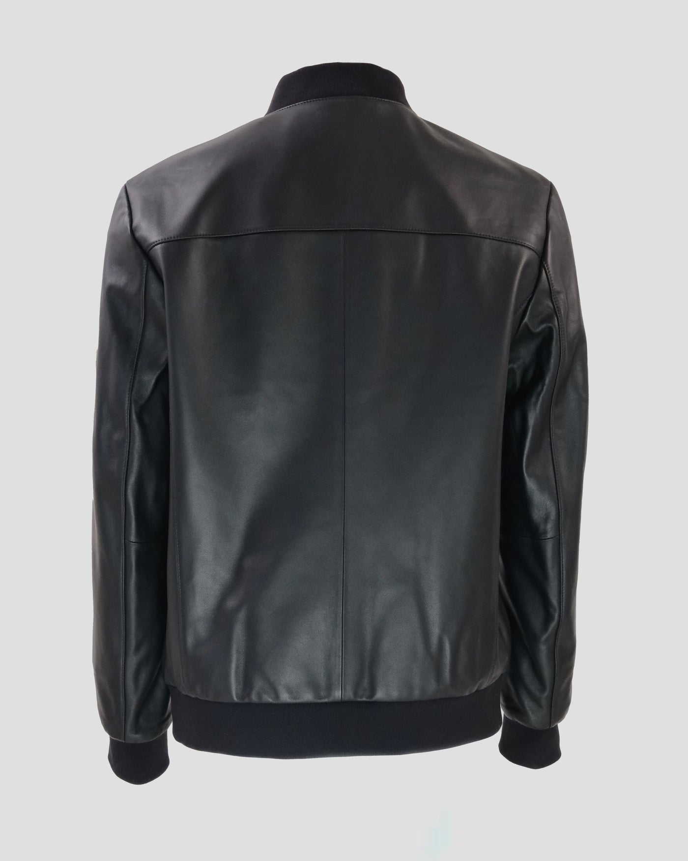 Leather Bomber Jacket