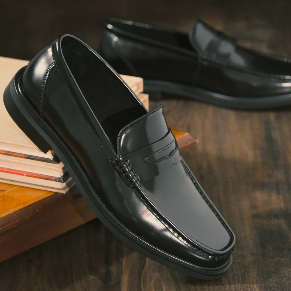 High Shine Lacquer Loafers