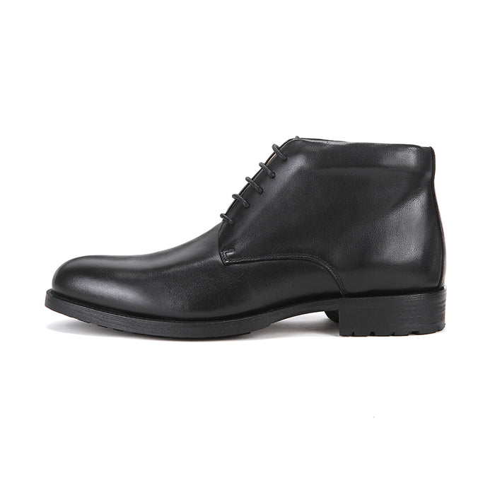 Plain-toe 5 Eyelet Boots