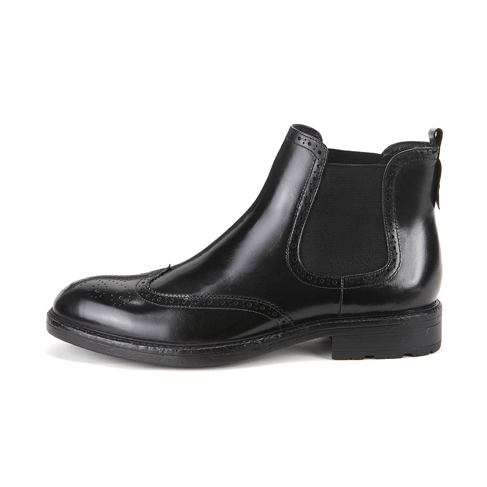 Brogued Chelsea Boots