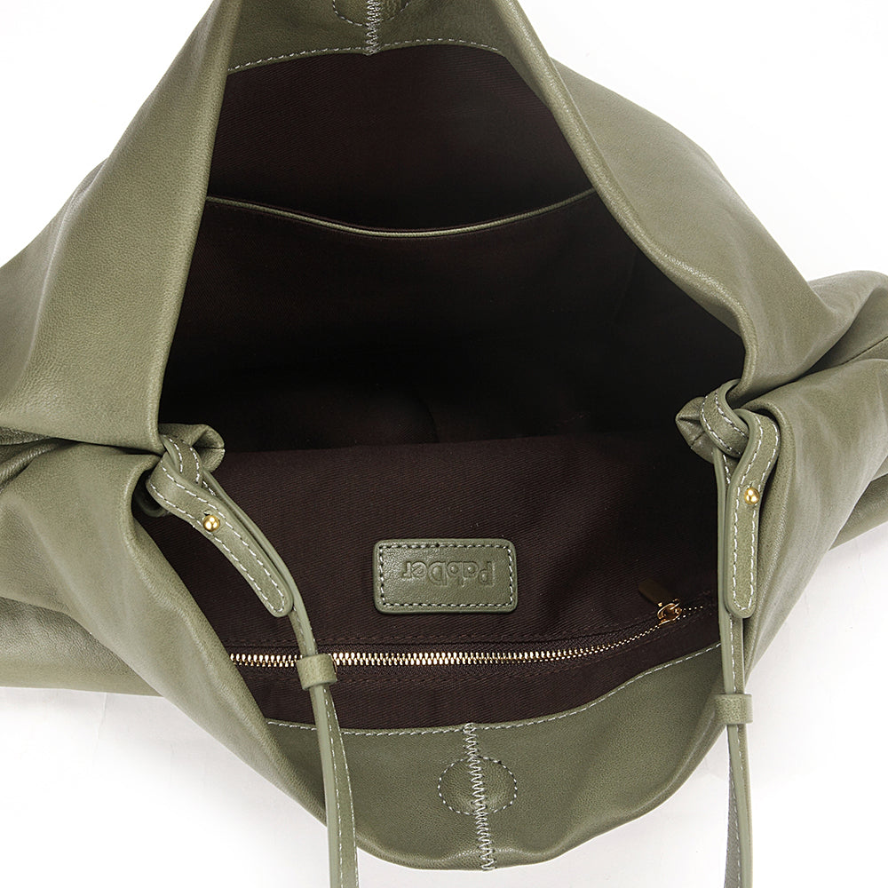 Lambskin Rounded Hobo