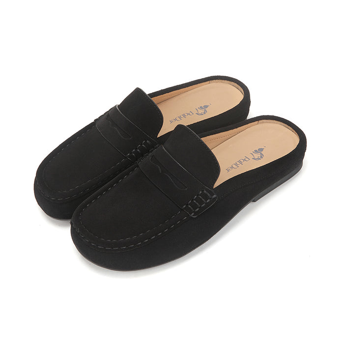 Suede Mule Slippers