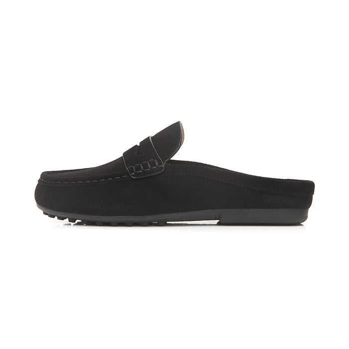 Easy-fit Suede Mule Slippers