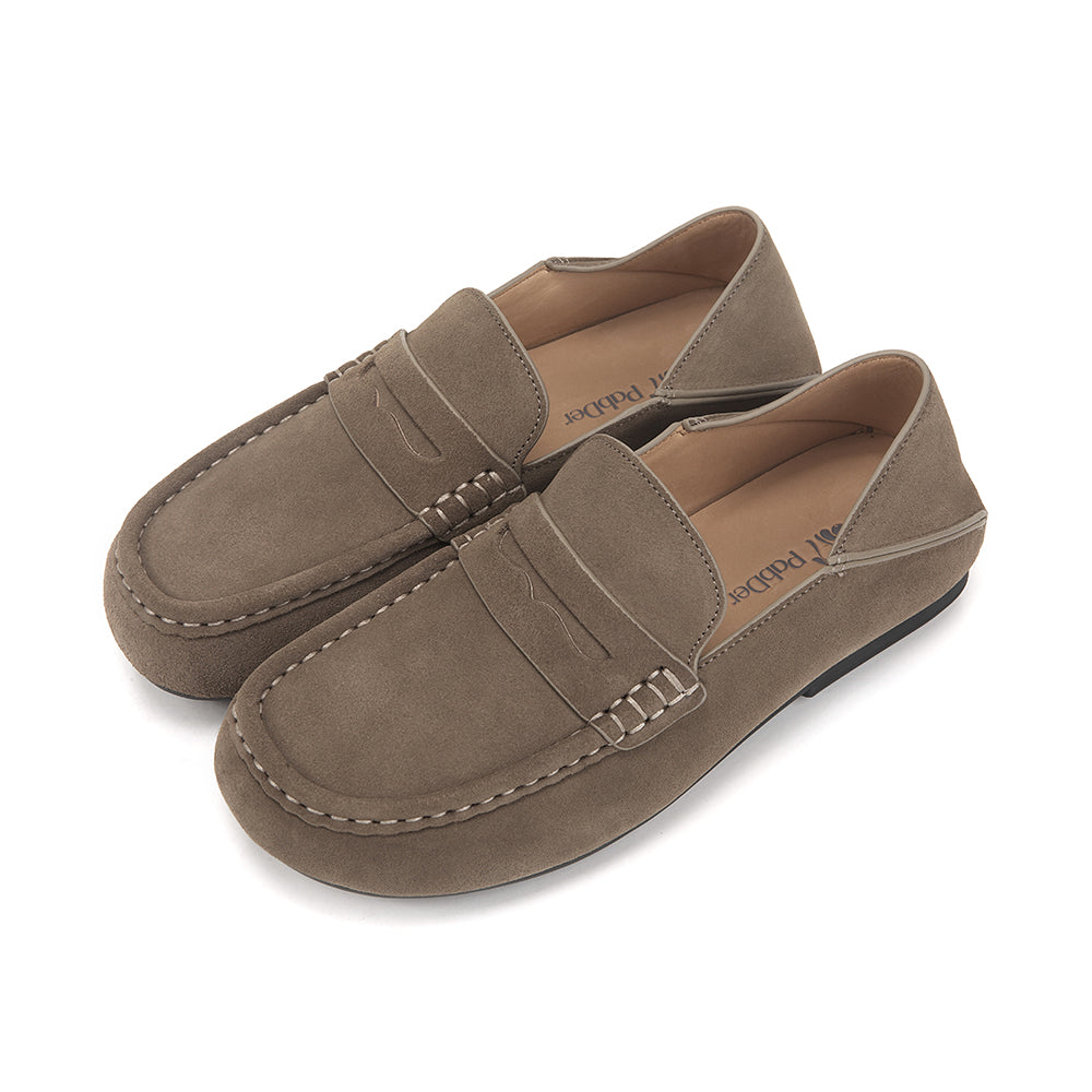 Easy-fit Step Through Suede Mules