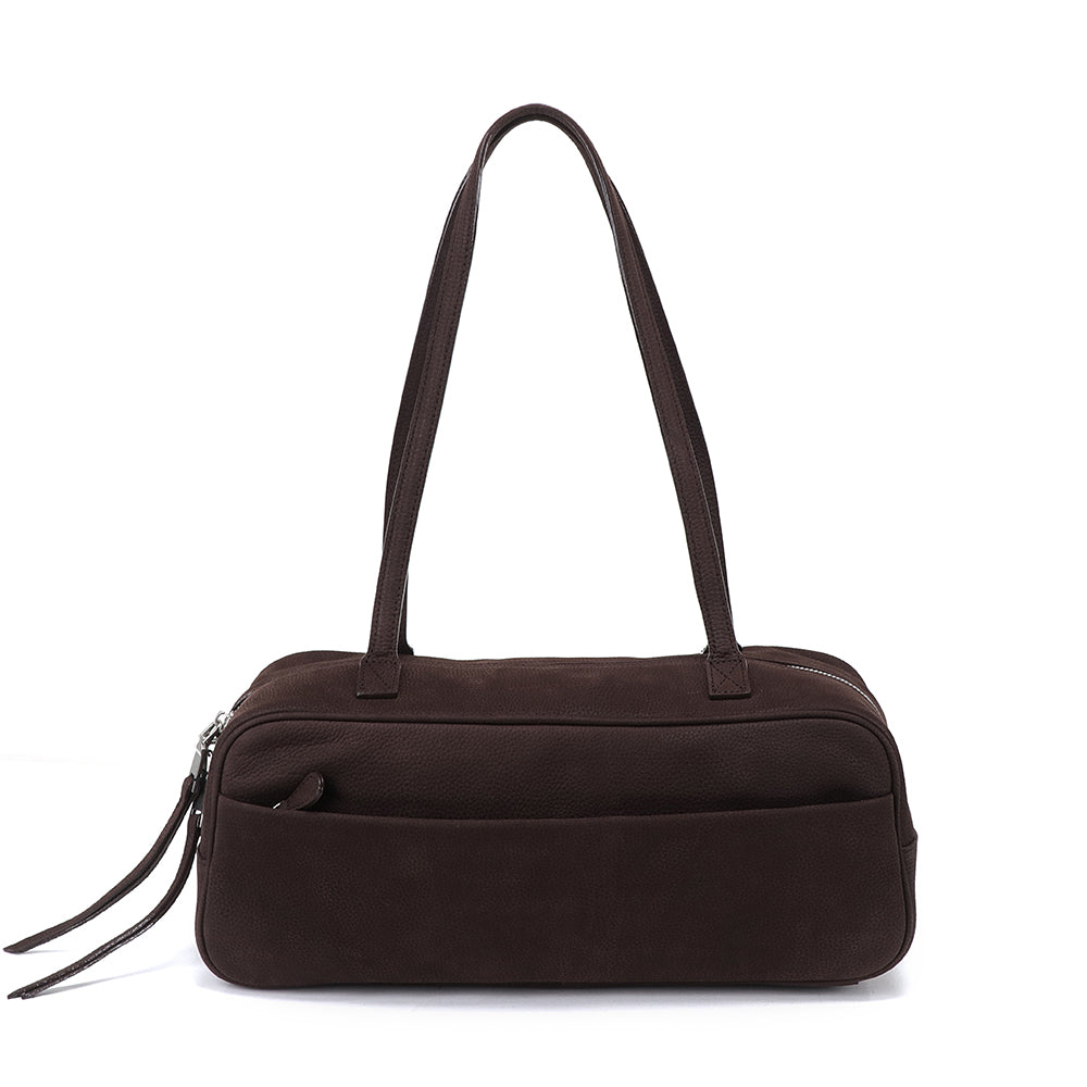Medium Suede Rectangular Leather Purse