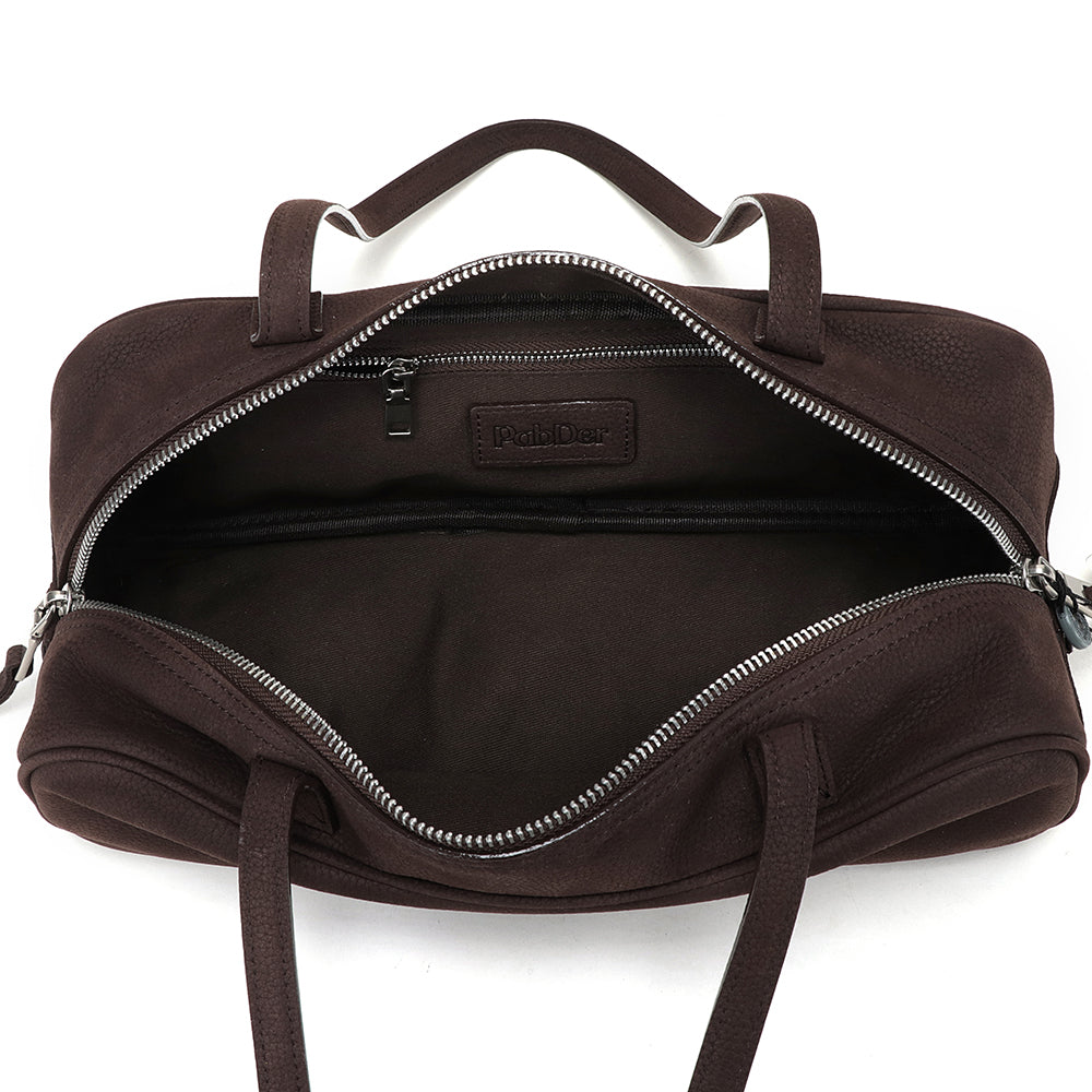 Small Suede Rectangular Leather Purse