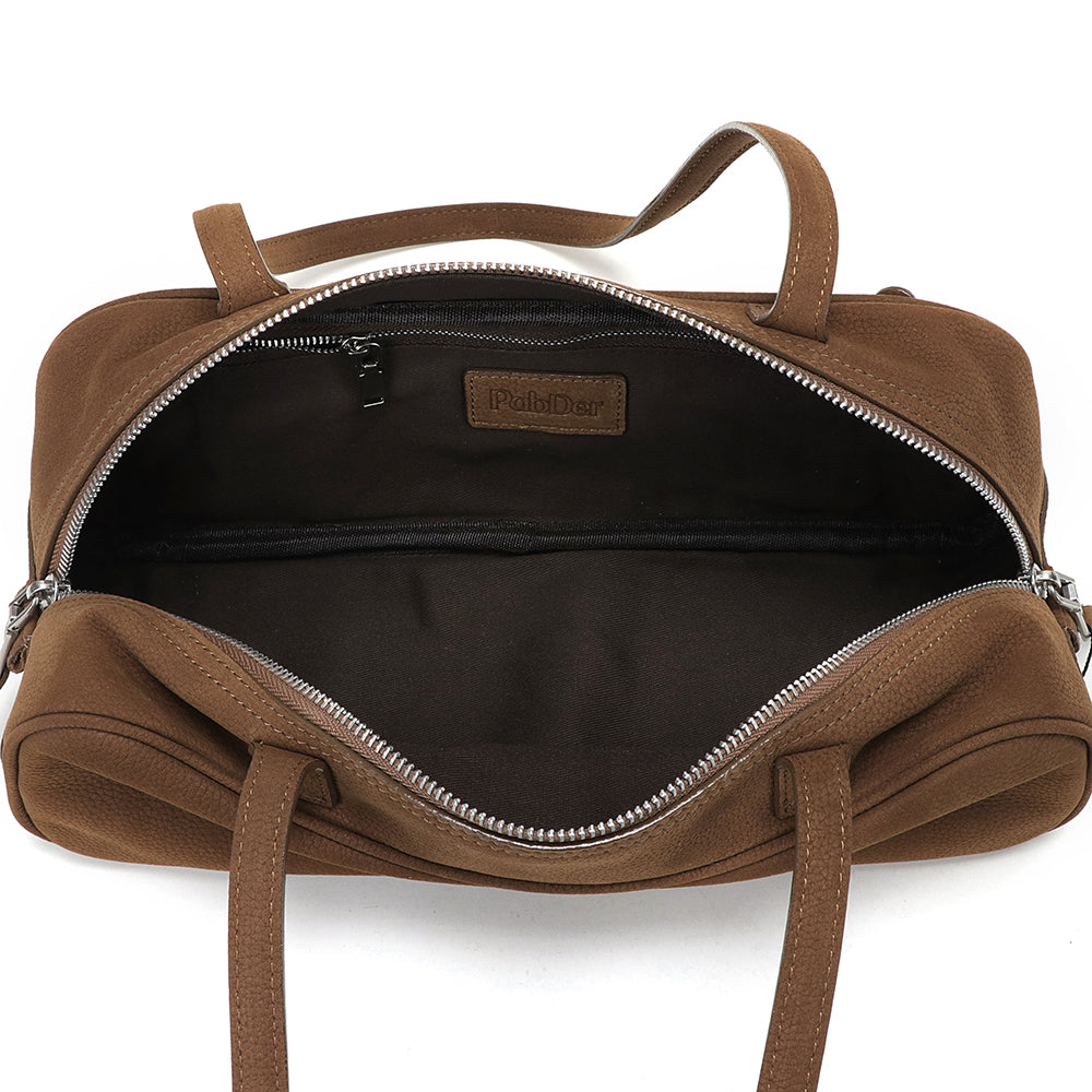 Small Suede Rectangular Leather Purse