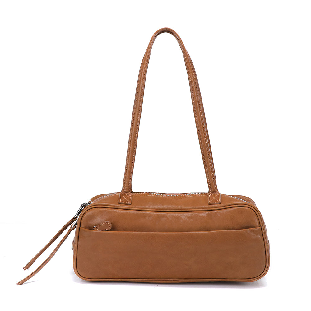 Small Vegetable Tanned Rectangular Leather Purse