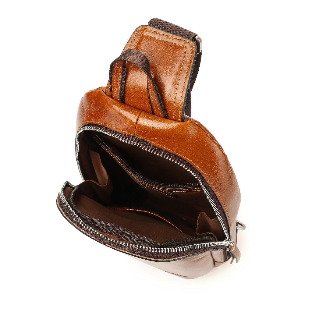 Men's Oval Crossbody Bag