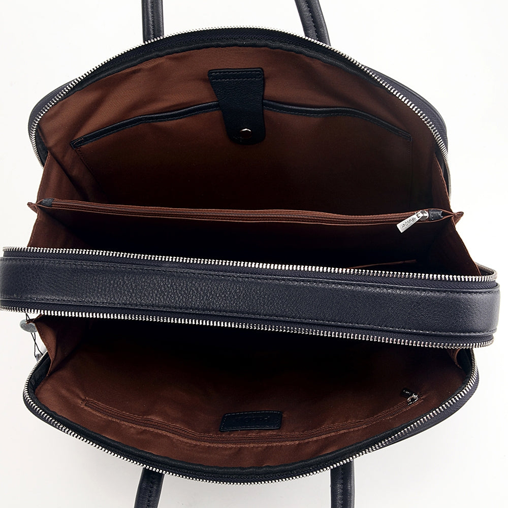 Light-weight Clam-shell Opening Laptop Bag, Briefcase