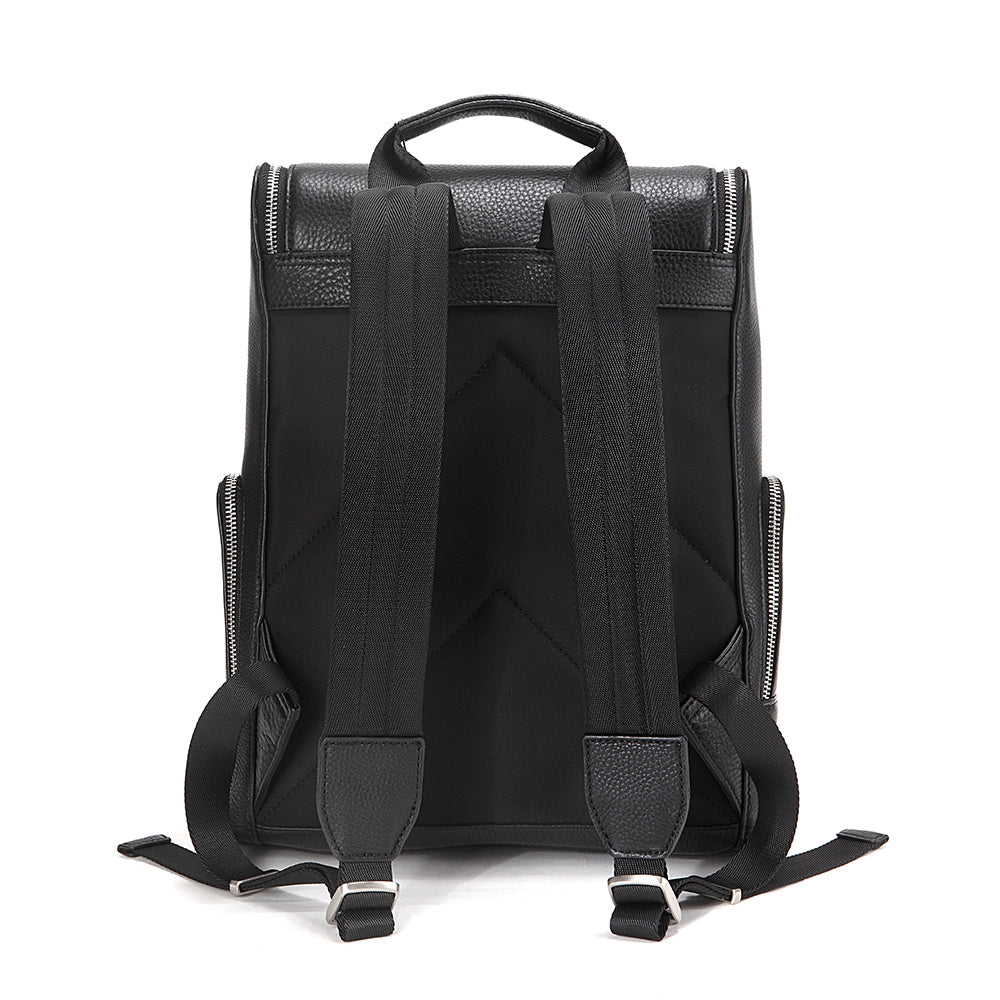 Embossed Leather Backpack