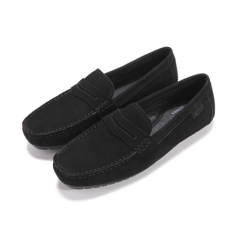 Ladies Regular Fit Suede Loafers